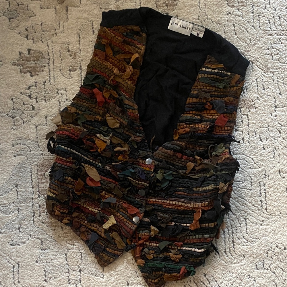 Jane Ashley Black Vest